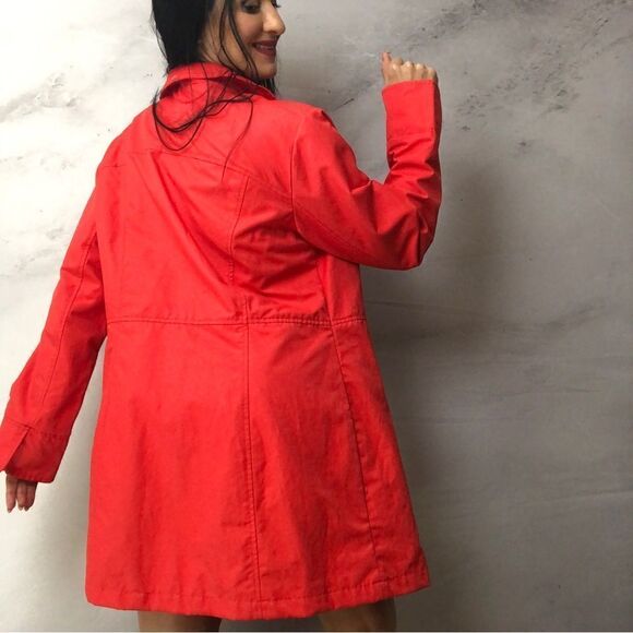 Eddie Bauer long lined cute jacket extra button - Picture 2 of 6